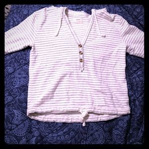 Aerie cropped 3/4 length sweatshirt